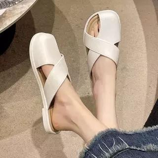 오픈토 슬리퍼 크로스 오픈토 크로스