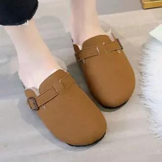 버클 털슬리퍼 겨울 버클 털슬리퍼 겨울