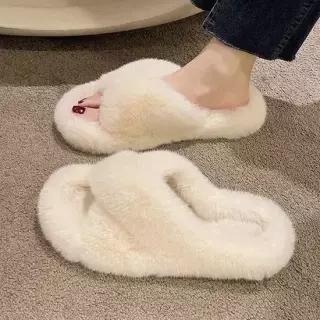 꼬임 털슬리퍼 꼬임 털슬리퍼 털슬