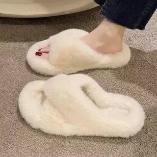 꼬임 털슬리퍼 꼬임 털슬리퍼 털슬