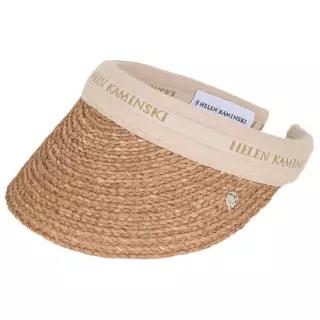 헬렌카민스키 여성 비앙카 8 바이저햇 누가네츄럴로고 HAT52204 NOUGATNATURALLOGO