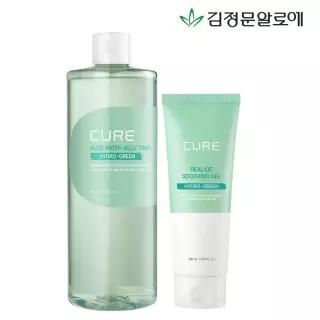 큐어 젤리 토너 500ml+리알로에 수딩젤 150ml