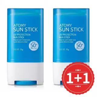 애터미 선스틱 SPF50+PA++++ 자외선 차단 1+1