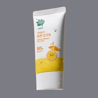 그린핑거 야외놀이 힘센 선크림 70ml X 2EA/어린이,유아,키즈,선크림 깨끗한