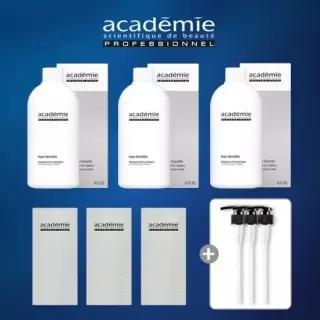 스페셜패키지 이뽀상시블 토닉 에센스 500ml 3통 + 화장솜 3박스 + 펌프 3