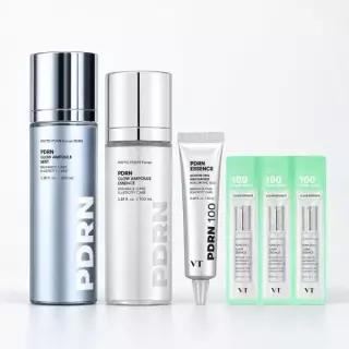 [화잘먹] VT 피디알엔 글로우 앰플 미스트 100ml 기획 (+피디알엔 에센스 15ml+리들샷 1ml*3개)