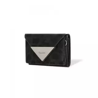 FENNEC TRIANGLE TRIPLE 지갑 - LEOPARD BLACK