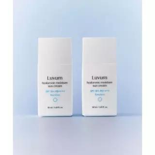 LUVUM [촉촉수분밀착 선크림] 히알루론산 수분 선크림 50ml + 50ml