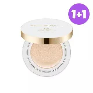 미샤 [1+ 1][정가 48,000원]세이프블록 RX 커버 톤업 선쿠션 SPF50+/PA++++