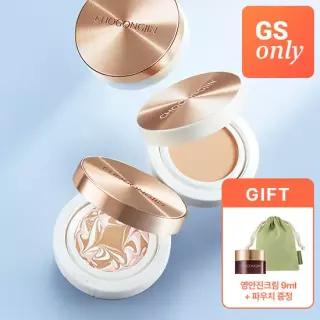 미샤 [사은품][정가 36,000원]초공진 에센스 팩트 본품 2종택1 (영안진크림9ml+초공진파우치)