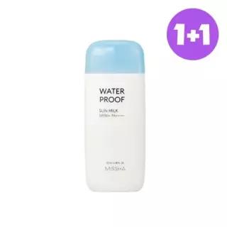 미샤 [1+ 1][정가 50,000원]올 어라운드 세이프 블록 워터프루프 선 밀크 70ml