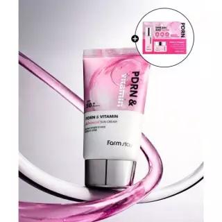 매장정품 FARMSTAY 피디알엔 앤 비타민 어드밴스드 캡슐 선크림 SPF50+/PA++++ 50g (+샘플키트 증정)