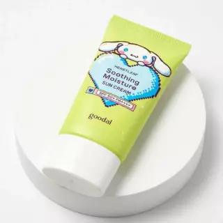 [산리오 콜라보] 구달 맑은 어성초 진정 수분 선크림 50+50ml 기획 (+시나모롤 카드스티커)