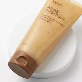 식물나라 호두 보들 스크럽 바디워시 200mL