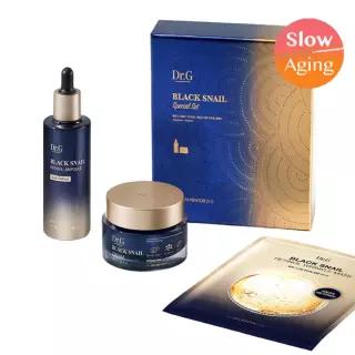 [선물세트/광채탄력] 닥터지 블랙스네일 레티놀 3종 기프트세트 (크림 50ml + 앰플 마스크팩 1매)