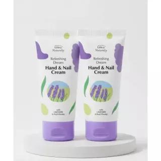 LEIVY 라벤더 핸드네일크림 50ml 2개+산양유 바디로션 7ml 1491001