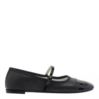 26SS 조지아나 플랫슈즈 V4222VVE410 BLACK DOM