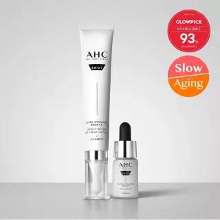 [단독기획]에이에이치씨 AHC 프로샷 글루타 브라이트 아이크림 포페이스 30ml기획 (+세럼10ml) 111207