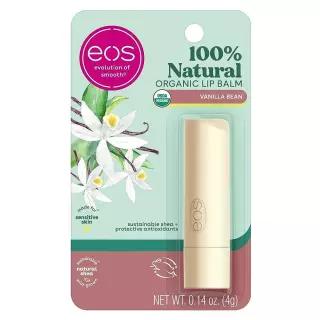 Eos . 자연유래  자연친화 립밤 스틱 - 바닐라 빈 | 민감한 피부에 하루 종일 수분 립 케어 제품 4g(0.14
