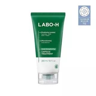 최저가도전 라보에이치 두피강화클리닉 PDRN 단백질 비타민 실리콘프리 캡슐 트리트먼트 280ml 474538