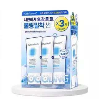 [수분즉각충전쿨링썬] 셀퓨전씨 아쿠아티카 쿨링 썬스크린 35ml 트리플 기획