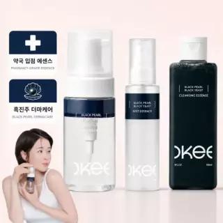 오키뷰티 흑진주 흑효모 마이크로바이옴 엑소좀 스킨에센스1+클렌징1+미스트1 SET 1031554