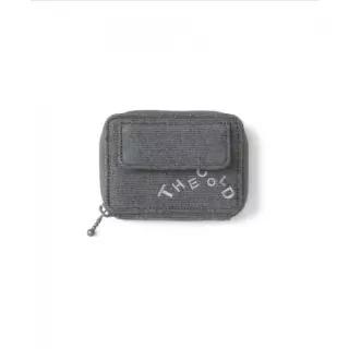 THECOLDESTMOMENT TCM typography cotton wallet (charcoal)