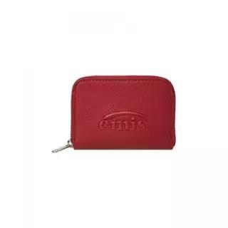 EMIS GRAIN LOGO ZIP WALLETRED