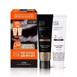 박준 헤어 살롱 대용량 새치커버 컬러 염색약 300ml 네추럴 블랙