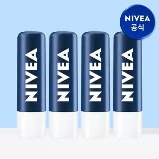 니베아 립케어 맨 액티브 케어 4.8g 4개