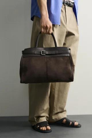 ZARA 콤비 벨트 백 - 브라운 3500/820/700