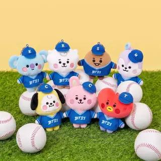 라인프렌즈 BT21 베이스볼 손가락 인형 키링