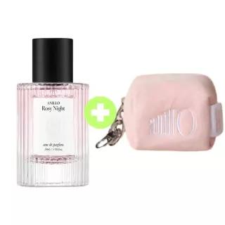 아닐로 로지나잇 오 드 퍼퓸 50ml+핑크 테리 파우치 키링 향수 선물