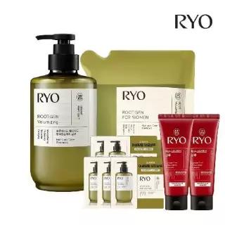 [빠른배송] 려 루트젠 볼류마이징 탈모증상전문케어 샴푸 515ml+리필팩 400ml+증정