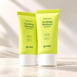 [산리오 콜라보] 구달 맑은 어성초 진정 수분 선크림 50+50ml 기획 (+시나모롤 카드스티커)