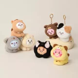 라인프렌즈 BT21 BABY 모어 플러피 인형 키링