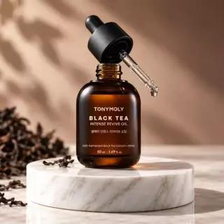 TONYMOLY 블랙티 인텐스 리바이브 오일 50ml(+블랙티 2종 키트)