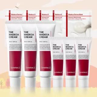 [본사직영] 더 마데카크림 45ml 3개 + 15ml 3개 + 인텐시브 리프팅 마스크 5매