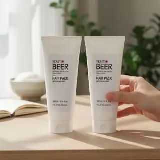 홈로즈 맥주효모 헤어팩 X 2개 / 극손상 트리트먼트 맥주효모추출물 500000ppm 두피관리 육모촉진