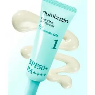 매장정품 NUMBUZIN 1번 청초 진정맑은 물막선크림 50ml SPF50+ PA++++