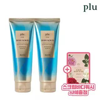 인텐시브 슬림 핏 바디스크럽 180g *2 + 퍼퓸드 스파 스크럽 바디워시 샤쉐 10g