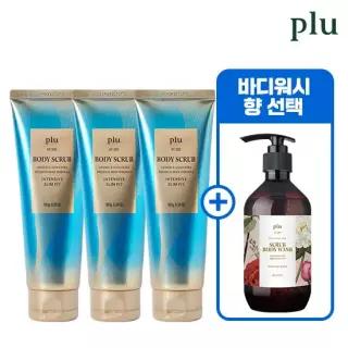 인텐시브 슬림 핏 바디스크럽 180g *3 + 스크럽 바디워시 500g(향 선택)