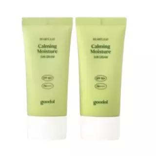 구달 맑은 어성초 진정 수분 선크림 (24AD) 50ml 2pack +증정 순한마스크5매(랜덤) 649639