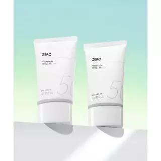 MISSHA [2개] 올 어라운드 세이프 블록 제로 비건 선크림 SPF50+/PA++++ 50ml