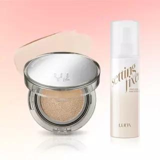 [베이스 SET] 루나 블러 커버 쿠션 12g (SPF 40 PA++) + 롱래스팅 세팅 픽서 100ml