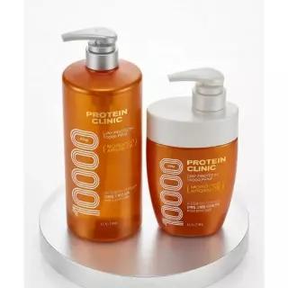 엘라스틴 프로틴클리닉 고영양 단백질(플로럴머스크향) 샴푸 1000ml + 트리트먼트 700ml