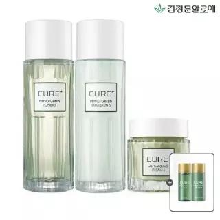 [김정문알로에] 큐어 피토 토너+에멀젼+안티에이징크림