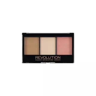 Makeup Revolution 울트라 스컬프트 컨투어 키트, 팔레트, 특징 정의, 비건 및 크루얼티프리, 페어 C01,