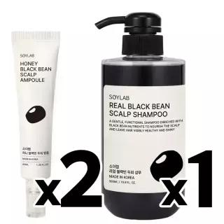 앰플2 + 샴푸1 [소이랩] 소이랩 허니블랙빈 두피앰플2 + 탈모샴푸1