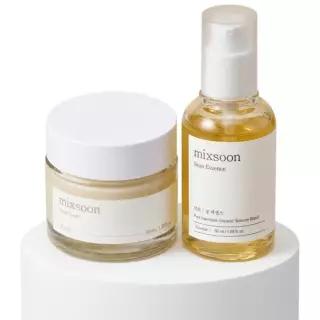 [광채/선물추천] 믹순 콩 탄력보습 기프트세트 (콩 크림 50ml+콩 에센스 50ml)